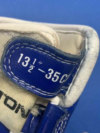 Vintage Easton GX1350 13.  5” Leather Hockey Gloves 3