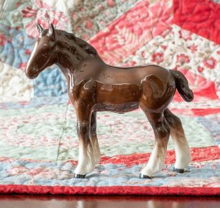 Lovely Rare Collectable Vintage Beswick Shire Foal Model 1053