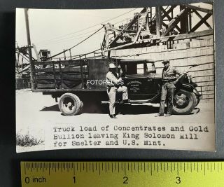 Gold Mine Truck - King Solomon Randsburg California - Vintage Small Photograph