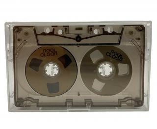 Reel Cleer Audio Cassette Tape Vintage Gold Metal Reels As Blank