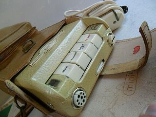 Vintage 1960 Minifon Attache 1/4 Cassette Spy Recorder W/ Case,  Not