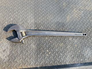 Vintage Martin Tools Usa A - 24 - T 24” Drop Forged Adjustable Wrench Heavy Duty