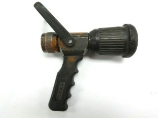 Vintage Akron Brass Pistol Grip 1 " Nozzle