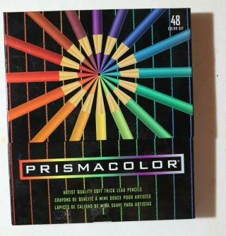 Prismacolor Soft Thick Lead - 48 Color Set - Vintage 90s
