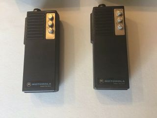 Vintage Motorola Handie - Com Walkie Talkies.  Set Of 2 With Chargers.