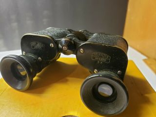 Vintage Carl Zeiss Binoculars Small Size Opera Jena Teleater 3x