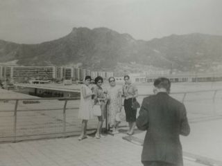Hong Kong 1960s Kowloon China Kai Tak Airport Lion Rock Vintage Photograph