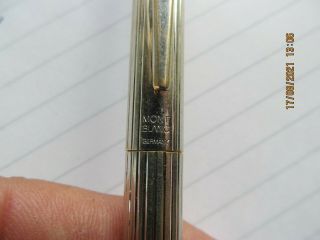 Vintage Fountain Pen Montblanc Noblesse Nib 585 Germany For Repair