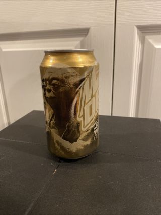 Rare Yoda Mountain Dew Collector Star Wars Gold Can Vintage 1999 Mt Dew & Pepsi