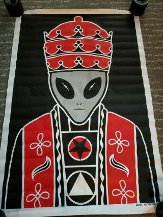 Vintage Alien Workshop Priest Banner