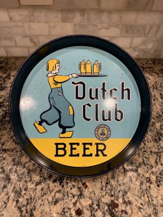 Vintage Dutch Club Beer Tray Sign Pittsburgh Brewing Co Pa