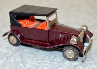 Vintage 1950s Marx Untouchables Playset Tin Friction Touring Car