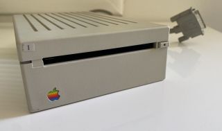 Vintage Apple 3.  5 " External 800k Disk Drive Model A9m0106 Iigs Iie Macintosh