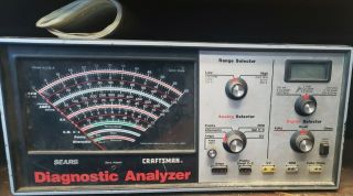 Sears Craftsman Automotive Diagnostic Analyzer Model 161.  21045 12v - 24v Vintage
