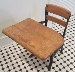 Vintage Child/student Elementary School Desk Chair Mid Century