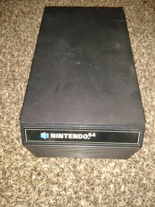 Vintage Nintendo 64 Game Storage Case Cartridge Holder N64 Box Cabinet