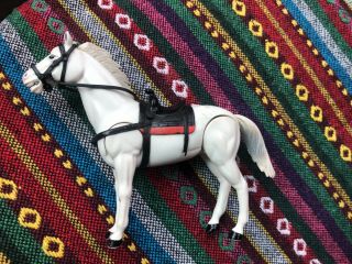 Vintage 1980 Legend Of The Lone Ranger Silver Horse Complete Saddle & Reigns