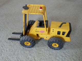 Vintage Mighty Tonka Forklift Toy Fork Lift Metal 1970’s Toy Model 54753 2