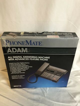 Vintage Phonemate Telephone Answering System Adam Usoc Jack Rj11