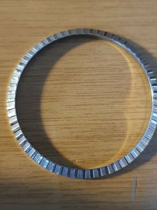 Vintage Rolex Datejust Stainless Steel Bezel 30mm Inner 34 Outer Diameter Part