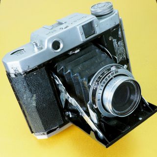 1954 Very Rare Vintage Mamiya - 6 Model K 6x6 6x4.  5 Folder Film Camera Rangefinder
