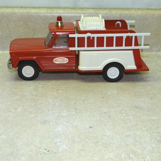 Vintage Mini Tonka Fire Truck,  Engine,  Jeep,  Pressed Steel Toy,  Ladders