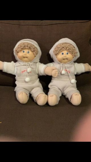 cabbage patch kids 1983 vintage Twin Boys 3