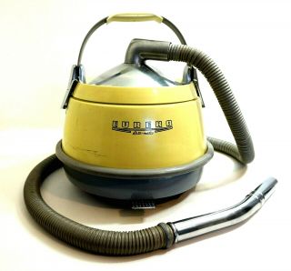 Vintage Eureka Roto - Matic Vacuum Cleaner Model 910 Yellow Main Unit & Hose Only