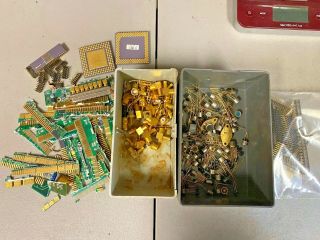 1 Lb 3 Oz Vintage Circuit Boards Computer Parts Plug Ins Cpus High Yield Scrap