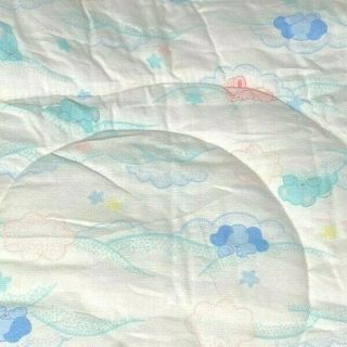 Vintage Bears Bunnies Puppy Dog Sleeping Cloud Star Baby Comforter Blanket Quilt