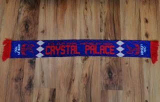 Crystal Palace (the Eagles) F.  A.  Cup Final 1990 Wembley Vintage Scarf