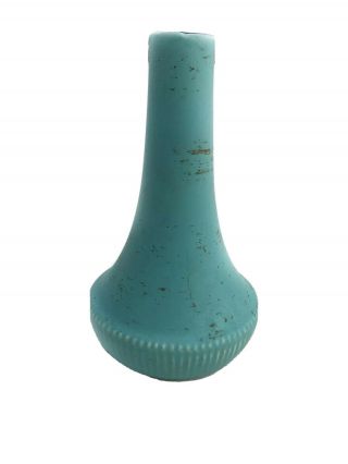 Vintage Mid Century Modern Matte Aqua Mccoy " Classic " Vase 8.  5 " 1962