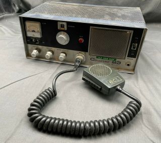 Vintage Courier 23 Cb Radio Transceiver Base Station By Eci With Mic
