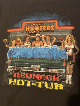 Rare Vintage Hooters Shirt Redneck Hot Tub