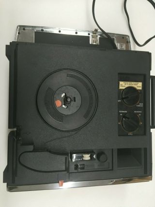 Vintage Kodak Moviedeck 455 8mm / 8 Movie Projector Power Up & 3