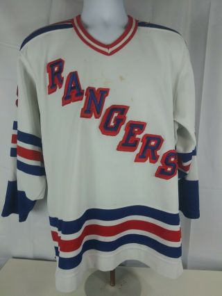 Vintage Wayne Gretzky York Rangers Nhl Hockey Jersey M Medium Ccm