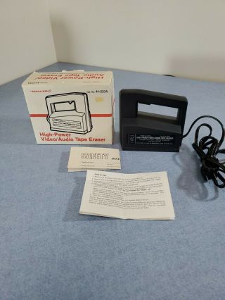 Vintage Radio Shack Realistic (44 - 233a) High Power Video / Audio Tape Eraser