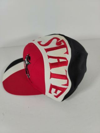 North Carolina NC State Wolfpack Red Hat VINTAGE D2 3