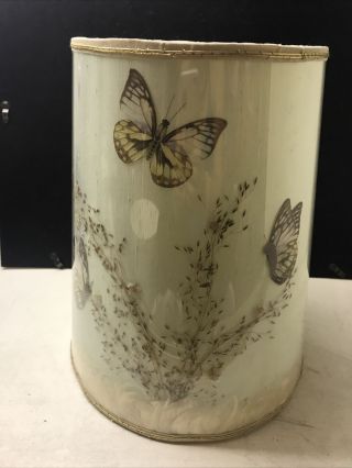 Vintage Van Briggle Butterfly Lamp Shade & Foliage