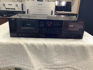Vintage Jvc Td - W220 Stereo Double Cassette Deck - Syncro Dubbing - Dual Tape