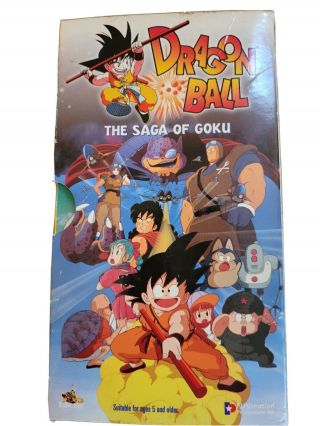 Dragonball The Saga of Goku Box Set VHS Anime DB Vintage Akira Toriyama Completw 2