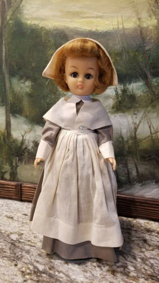 Vintage Rare 1960s 10.  5 " Vogue Jill Doll 300 History Land Colonial Days W/stand