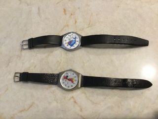 Vintage Mickey Mouse And Charlie The Tuna Watches