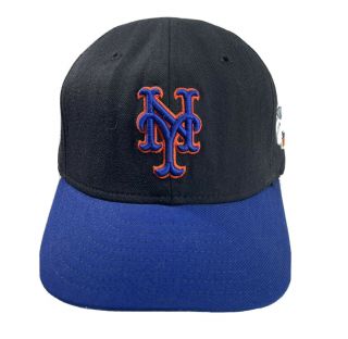 York Mets Mlb Era 59fifty 2000 World Series Mens Black Hat Cap 7 1/8 Vtg