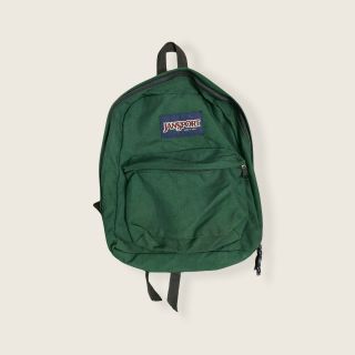 Vintage Jansport Backpack 90s Hunter Green Made In Usa