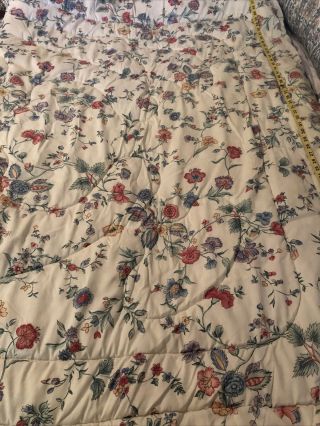 Laura Ashley Vintage “chinese Silk” Twin Comforter - Lovely