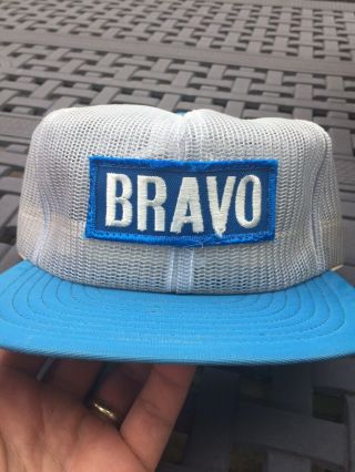 Vintage 70’s/80’s Louisville Made Bravo Snapback Mesh Trucker Hat