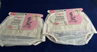 Rare Vintage 1970s Empire Hartes Wataseal Plastic Baby Pants Diaper Cover Vinyl