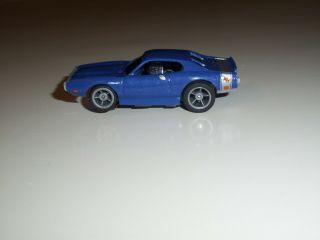 Tyco Mattel Vintage Dodge Charger R/t Ho Slot Metallic Blue Set Only Car