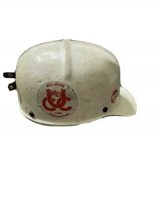 Vintage Msa Coal Mining White Hard Hat With United Coal Co.  Wellmore Stickers